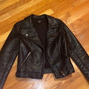 Topshop leather jacket! Love this jacket but never wear it!